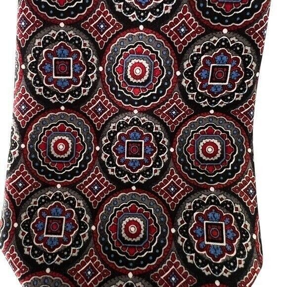 Pierre Cardin Necktie Medallion Pattern 100% Polyester Tie Men's Fashion Formal - Picture 5 of 13